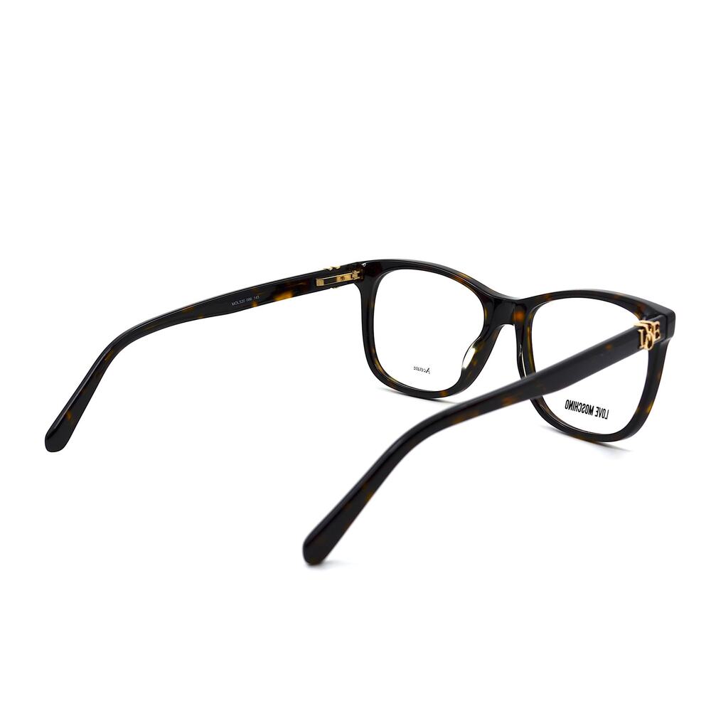 NEW LOVE MOSCHINO MOL520 086 DARK HAVANA AUTHENTIC EYEGLASSES FRAME - Picture 6 of 11